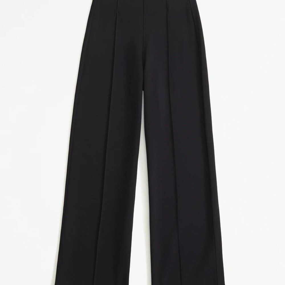 (Abercrombie & Fitch) Ponte Wide Leg Pant, size Large